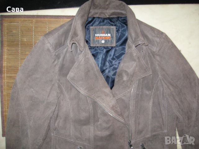 Кожено яке HUMAN NATURE    дамско,ХЛ, снимка 4 - Якета - 24752578