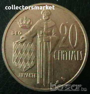 20 центими 1962, Монако
