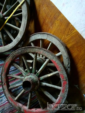 Продавам колела от конска каруца, снимка 5 - Антикварни и старинни предмети - 17876954