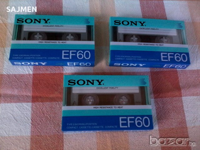 SONY EF60 аудио касети, снимка 2 - Други - 16374116