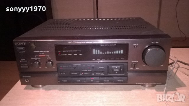 sony ta-d509 stereo amplifier-made in japan-внос швеицария, снимка 3 - Ресийвъри, усилватели, смесителни пултове - 21948469