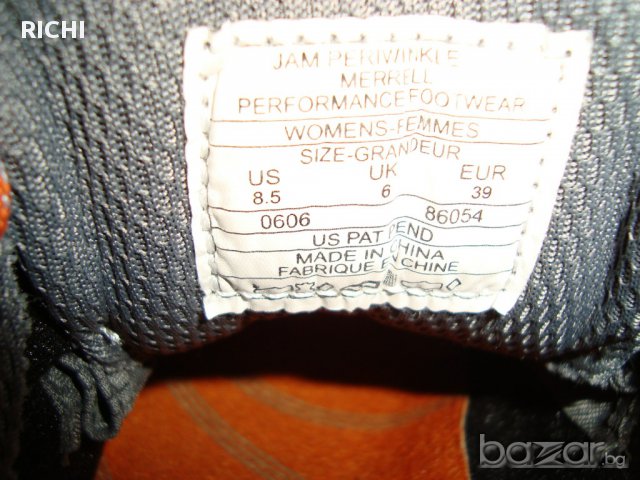 Merrell Continuum Vibram - Естествена кожа, снимка 11 - Маратонки - 12111367