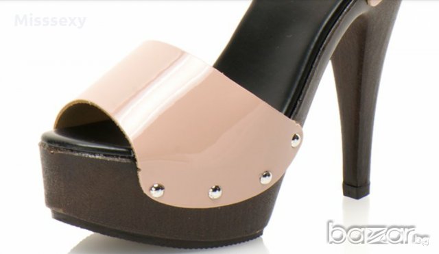 ПРОМО 🍊 VERSACE SPORTIVO 🍊 Дамски кожени сандали в пастелно розово 36 номер нови с кутия, снимка 9 - Сандали - 18828994