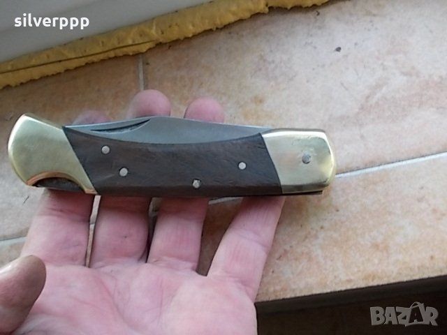  Масивен сгъваем нож , снимка 5 - Антикварни и старинни предмети - 23723763