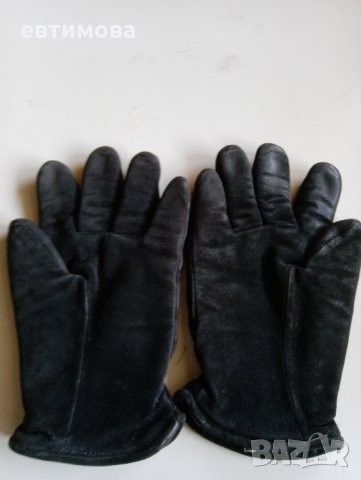 Ръкавици кожа, Trussardi Jeans., снимка 3 - Шапки - 23590724