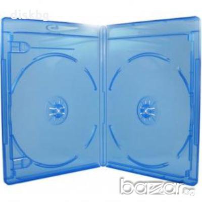 Кутия за Blu-ray 11мм  двойна, нова с лого, BD-R Box, Блу рей, снимка 1 - Други - 11945995
