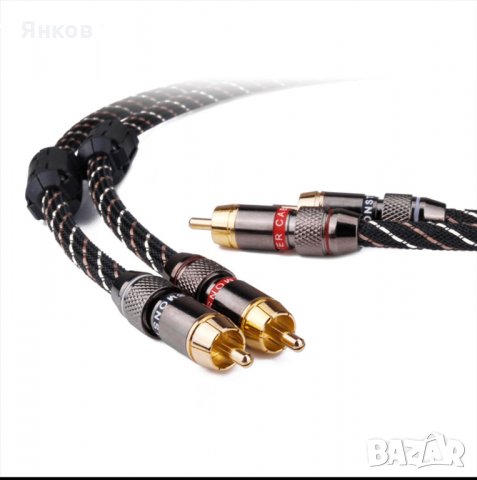 RCA Interconnect Аudio Cable - №3, снимка 1 - Други - 22525872