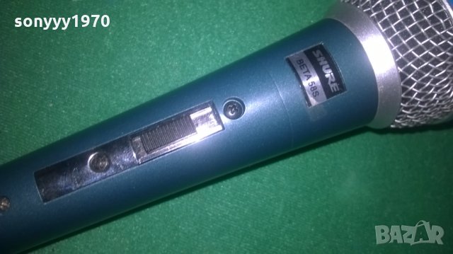 SHURE BETA 58S-жичен микрофон-внос швеицария, снимка 4 - Микрофони - 26178011