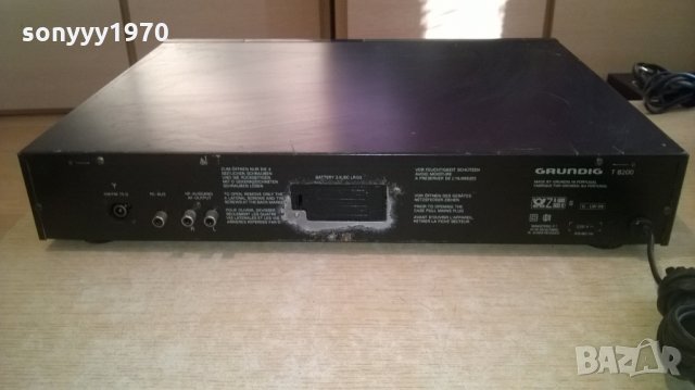 grundig t8200 tuner-внос швеицария, снимка 10 - Ресийвъри, усилватели, смесителни пултове - 24537151