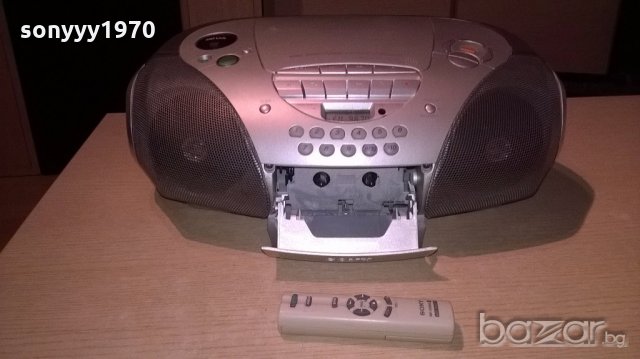 sony cfd-s300l tuner/tape/cd/aux/optical+remote-от швеицария, снимка 7 - Ресийвъри, усилватели, смесителни пултове - 18886630