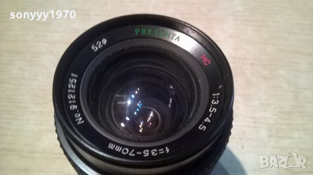 presenta-обектив-внос швеицария, снимка 7 - Обективи и филтри - 24096341