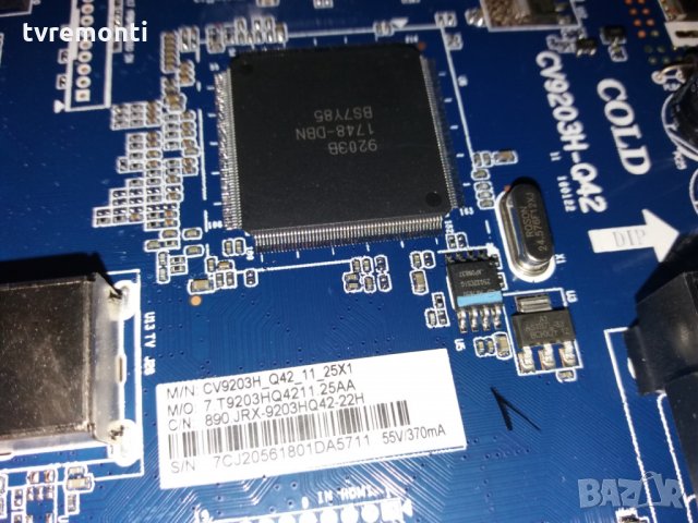 Основна платка - MAIN BOARD CV9203H-Q42, снимка 2 - Части и Платки - 24558048
