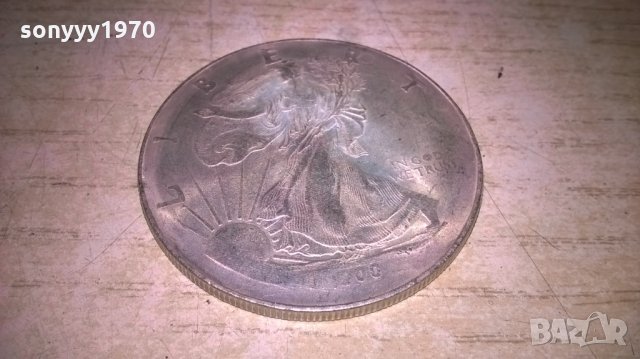 dollar 1990 liberty-4.5см-ретро колекция-внос швеицария, снимка 1 - Колекции - 23519781