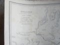 Стара карта Сиракуза 1839, снимка 2