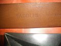 Колан "Saddler" genuine bull's leather / колан естествена кожа / голям размер , снимка 2