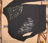Интересна черна блуза, снимка 1 - Блузи с дълъг ръкав и пуловери - 6255401
