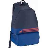 Нова раница Adidas 3 Stripes DER Backpack Dark Blue, снимка 4 - Чанти - 19215641