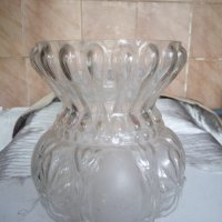 две стари стъкла за нощна лампа,полилей, снимка 2 - Настолни лампи - 21821649