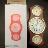 Часовник с термометър и влагомер, снимка 2 - Декорация за дома - 11796230