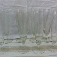 Стъклени чаши гравирани , снимка 3 - Антикварни и старинни предмети - 22999919