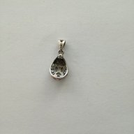 Сребърна висулка с  марказит - сребро проба 925, снимка 3 - Колиета, медальони, синджири - 16723979