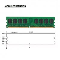 НОВА Памет Kingston 2GB DDR2 PC2-6400 800MHz CL6 за Компютър (4GB 2х2GB) , снимка 8 - RAM памет - 21031710