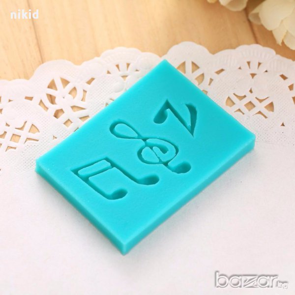 3 ноти нота музика силиконов молд форма отливка за украса декорация фондан торта мъфин, снимка 1