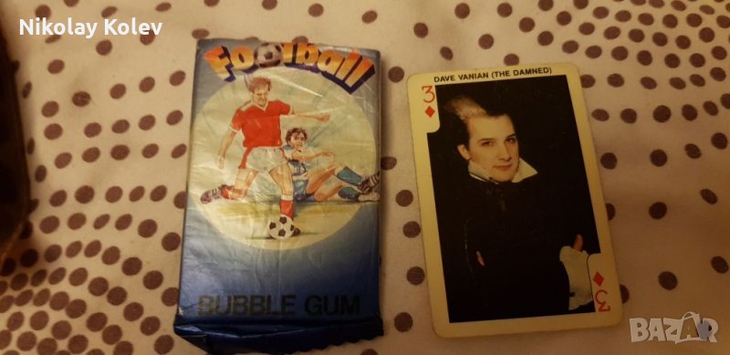 Карти от дъвки Футбол, снимка 1