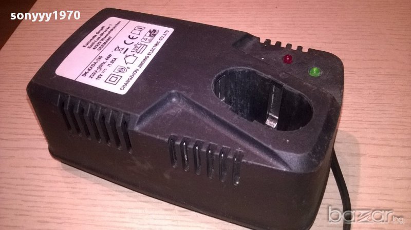 Euromate gmbh-germany 18v/1.8amp-charger-внос швеицария, снимка 1