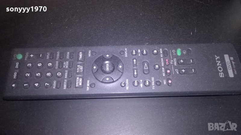 ПОРЪЧАНО-sony rmt-d249p remote hdd/dvd-внос швеция, снимка 1