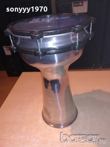 НОВА алуминиева-Music syria-made in syria-тарамбука-40х25см, снимка 13 - Ударни инструменти - 21196376