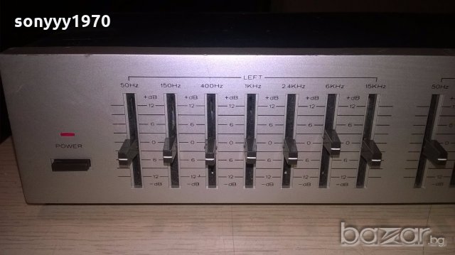 realistic stereo equalizer-внос франция, снимка 9 - Ресийвъри, усилватели, смесителни пултове - 19992291