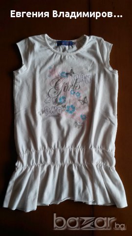 Джинси,7/8 дънки, рокли и блузи, снимка 10 - Детски Блузи и туники - 10643255