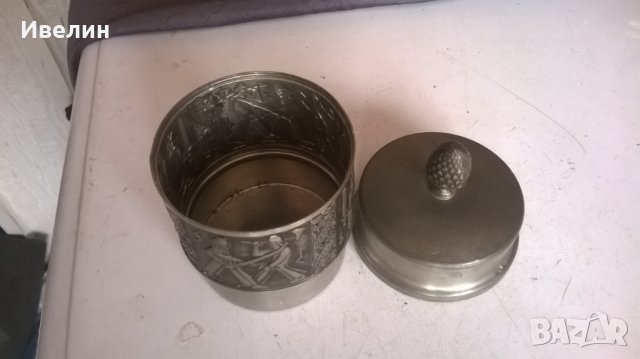 метална купа, снимка 2 - Антикварни и старинни предмети - 23276542