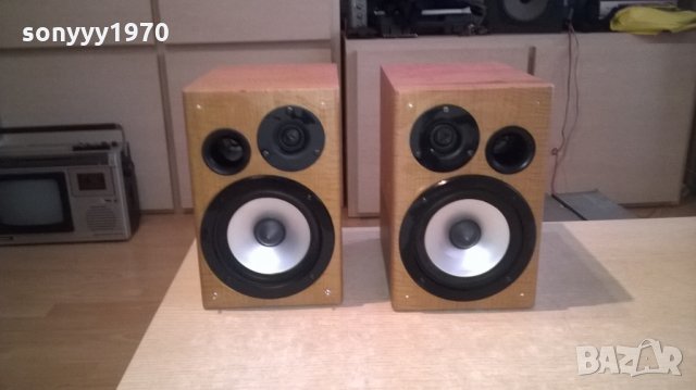 hitachi speaker system 2x50w-25х22х16см-внос англия, снимка 4 - Тонколони - 24400702