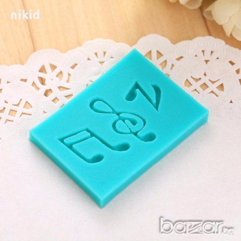 3 ноти нота музика силиконов молд форма отливка за украса декорация фондан торта мъфин