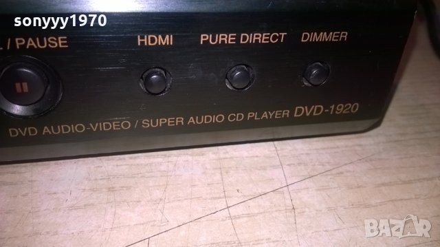 denon dvd-1920 super audio cd/dvd gold out-внос швеицария, снимка 8 - Ресийвъри, усилватели, смесителни пултове - 26041069