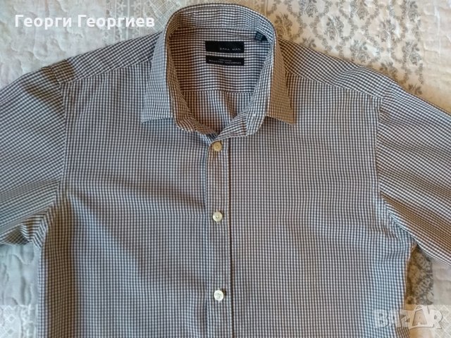 Мъжка риза Zara/Зара,100% оригинал, снимка 2 - Ризи - 24874660