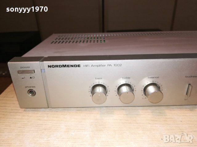 nordmende pa1002-hifi amplifier-внос швеицария, снимка 10 - Ресийвъри, усилватели, смесителни пултове - 21639810