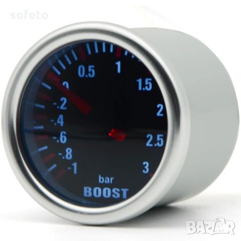 Бустметър 3 бара буустметър 3bar турбо boost буст метър бууст метър, снимка 4 - Аксесоари и консумативи - 25377430