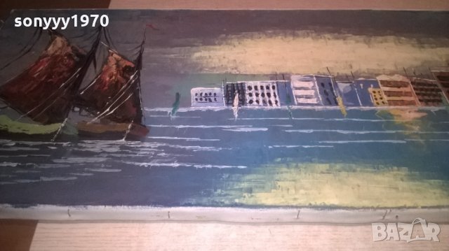 bernad-картина с яхти/море-100х35см-внос швеицария, снимка 13 - Колекции - 26042894