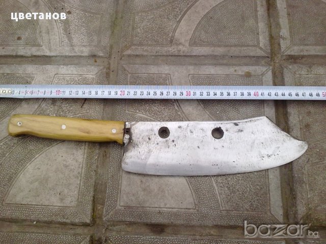 голям стар нож, снимка 2 - Други ценни предмети - 13901293