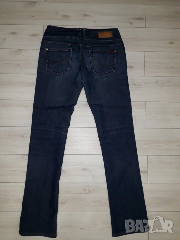 Дамски тъмносини дънки марка ONLY, снимка 3 - Дънки - 24023326