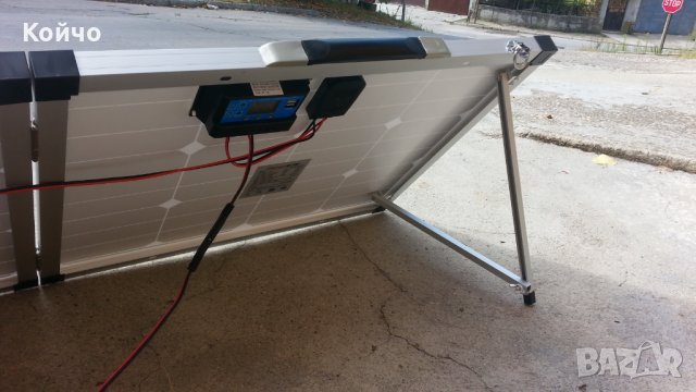 100 вата монокристален соларен куфар с контролер, снимка 3 - Къмпинг осветление - 22653417