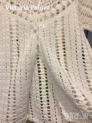 Красив плетен топ кроше, снимка 4 - Жилетки - 24568894