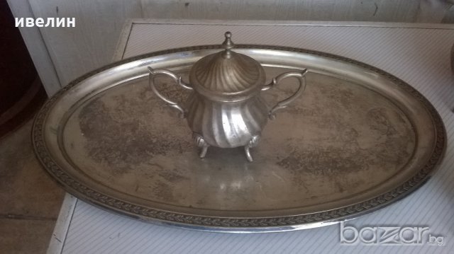 стар бронзов сервиз за кафе, снимка 4 - Антикварни и старинни предмети - 18761648