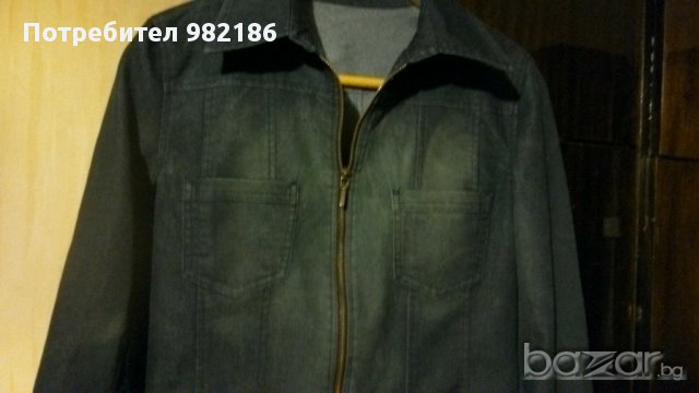 дънково яке с цип, снимка 2 - Якета - 10502306