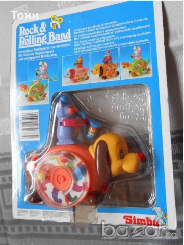 Колекционерска стара играчка на  Simba Rock & Rolling & Band, снимка 4 - Колекции - 21016444