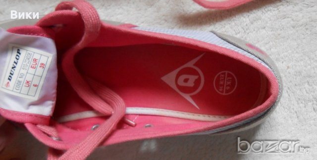 Дамски спортни обувки , гуменки на Dunlop, снимка 3 - Кецове - 21141279