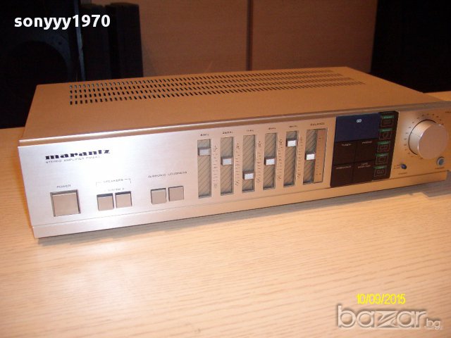 marantz pm-440-stereo amplifier made in japan-в златисто-внос швеицария